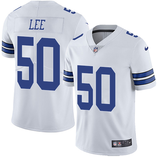 Nike Cowboys #50 Sean Lee White Men's Stitched NFL Vapor Untouchable Limited Jersey - Click Image to Close